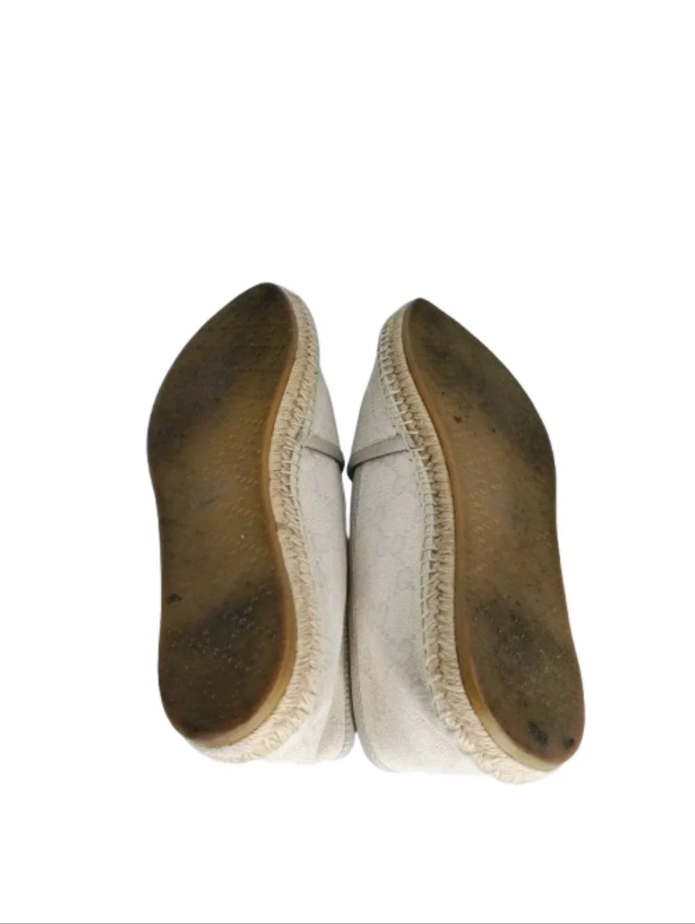 Gucci GG Supreme Monogram Canvas Slip On Espadrille Flats